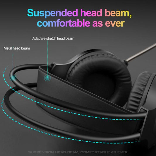 Gaming Headset 3.5MM/USB game earphones Stereo surround Wired Earphone Noise Reduction With Mic Colourful Light For Laptop Gamer