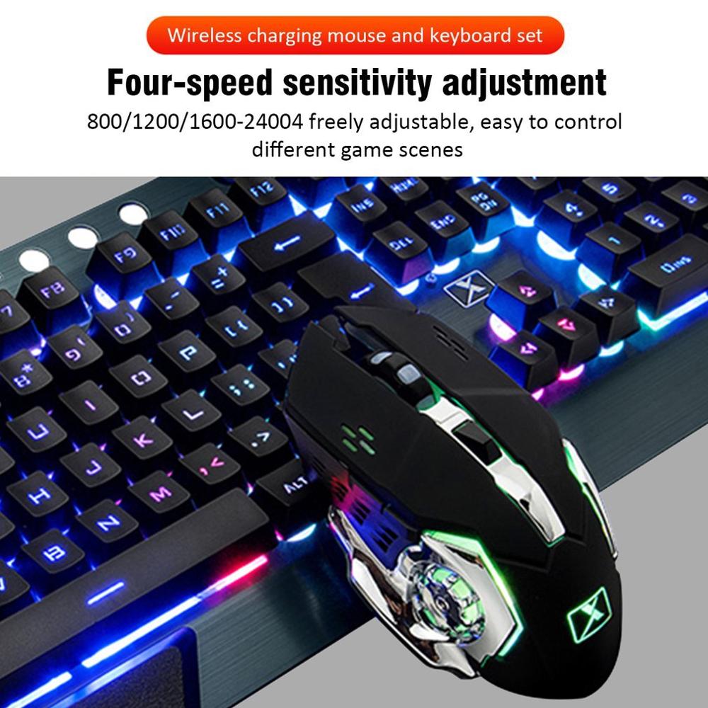 K680 Gaming keyboard and Mouse Wireless keyboard And Mouse Set LED Keyboard And Mouse Kit Combos